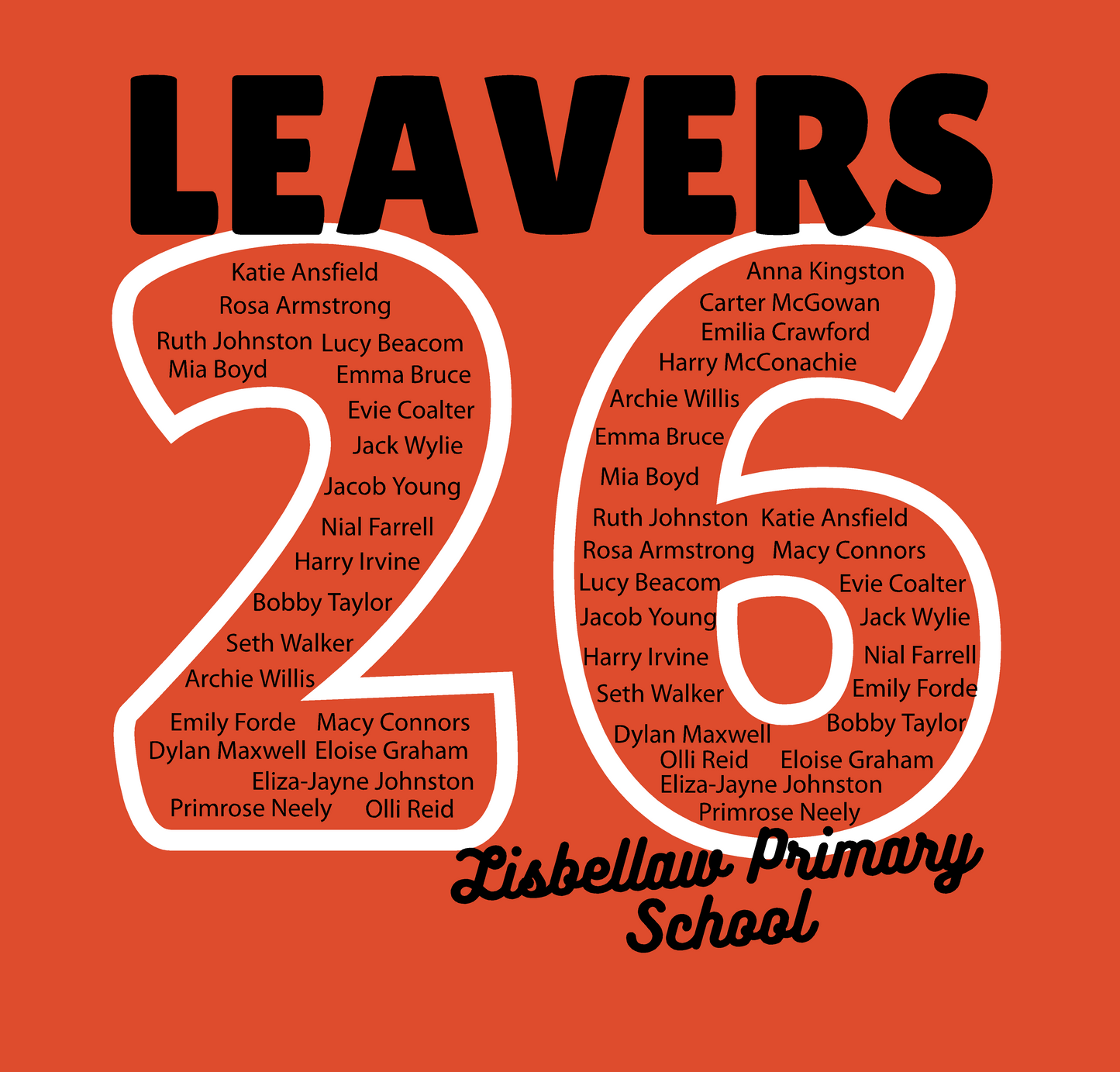 2026 Lisbellaw Primary School Leavers Hoodie