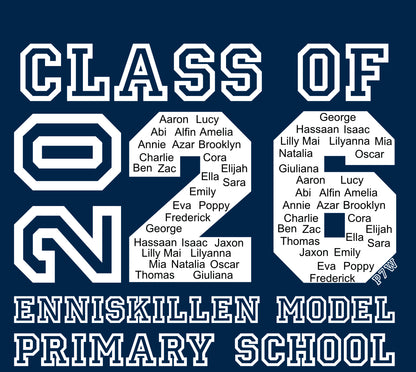 P7W Model Primary School Leavers Hoodie 2026